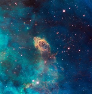 Hubble:Jet in Carina, WFC3 UVIS Full Field